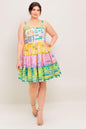 OUT OF OFFICE GREEN WOVEN MINI DRESS