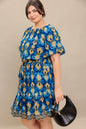 BAROQUE BREEZE WOVEN MINI DRESS