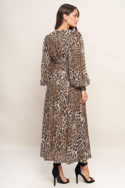 DESERT WALTZ WOVEN MIDI DRESS