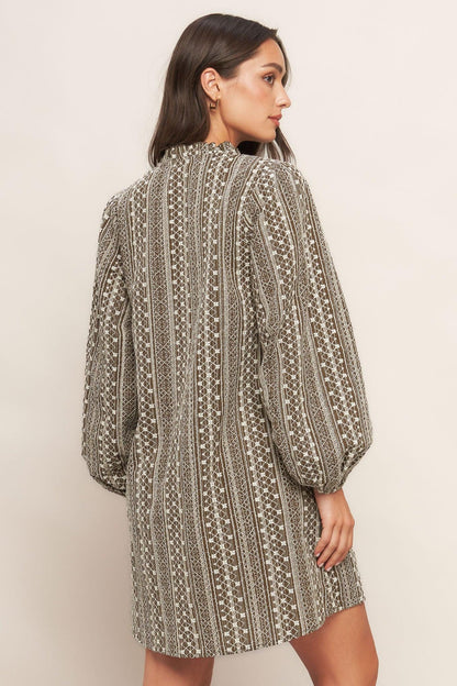 DESERT DUST WOVEN MINI DRESS