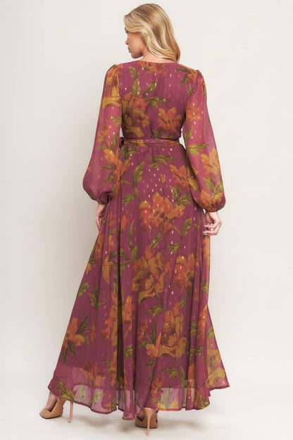 EMBER GARDEN WOVEN MAXI DRESS