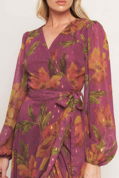 EMBER GARDEN WOVEN MAXI DRESS