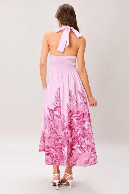 ROSELIGHT DREAM WOVEN MIDI DRESS