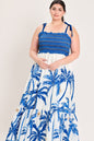 PALM ESCAPE WOVEN MAXI DRESS