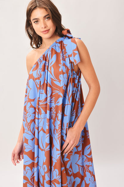LAGOON FLOW WOVEN MIDI DRESS