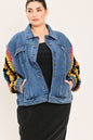 FESTIVAL WEAVE WASHED DENIM JACKET
