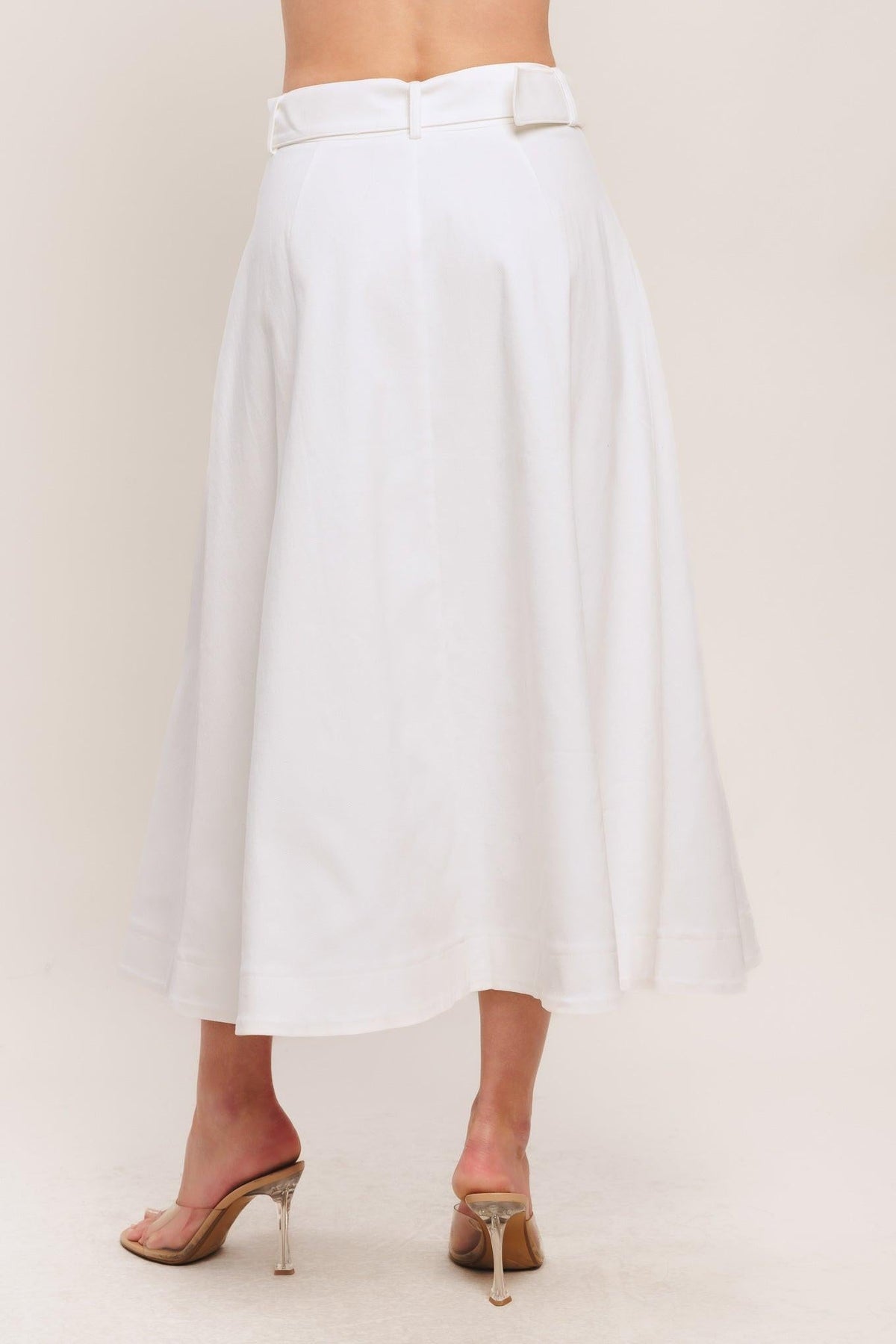 EASY WEAR WESTERN WOVEN MIDI SKIRT