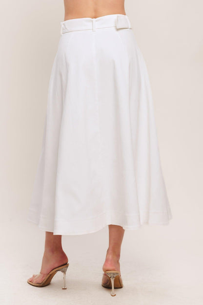 EASY WEAR WESTERN WOVEN MIDI SKIRT