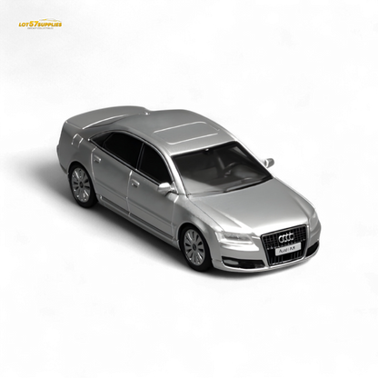 MOTORHELIX Audi A8 D3 Facelift Silver 1:64