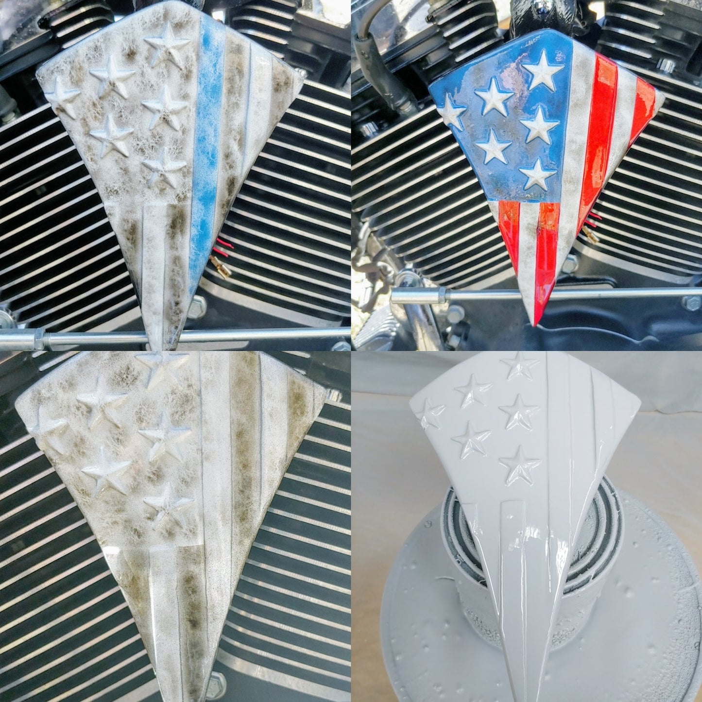 American flag Horn Cover