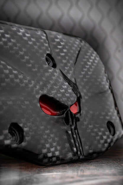 Backrest plate punisher stretching through