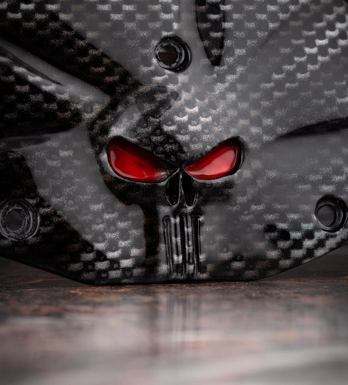 Backrest plate punisher stretching through