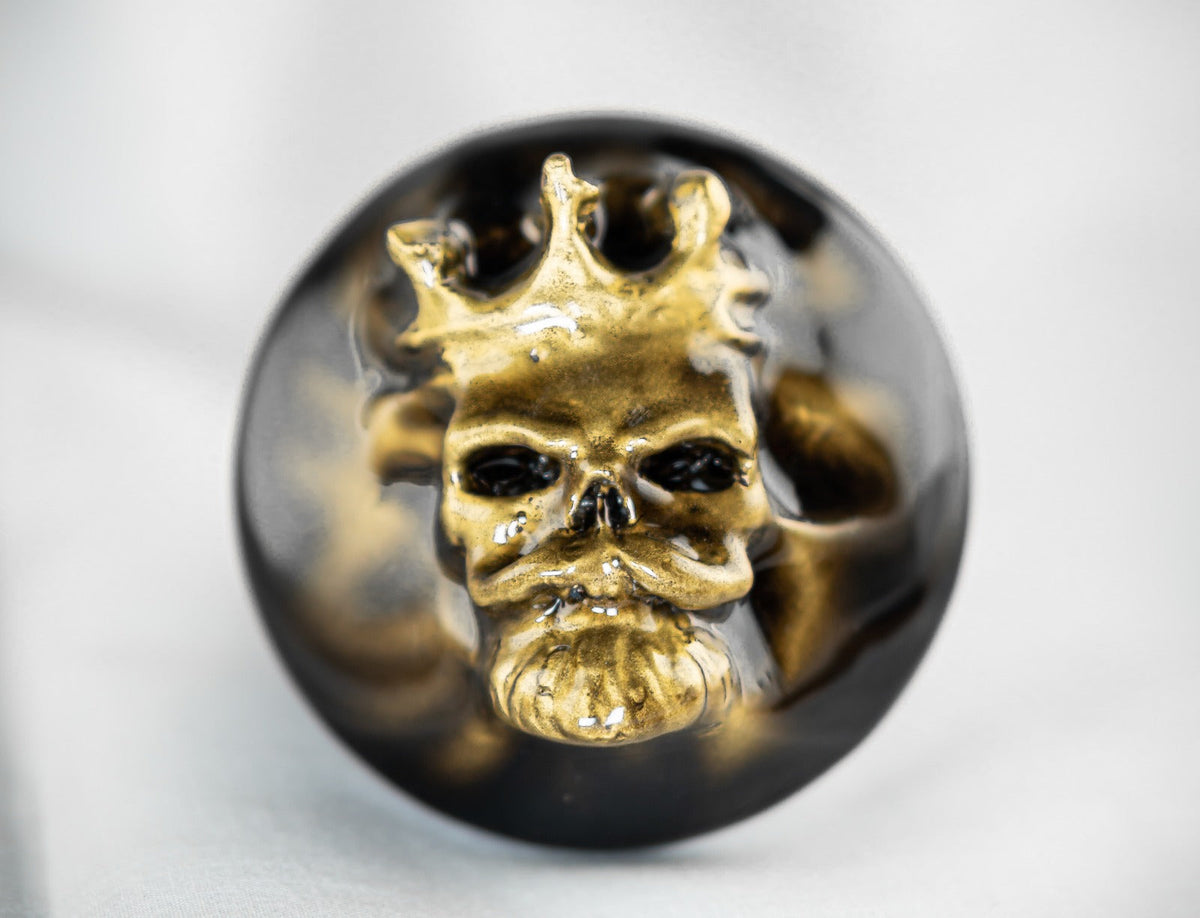 3D skull king fuel cap