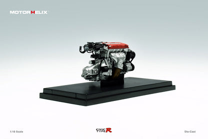 MOTORHELIX Honda Civic Type-R EK9 Silver 1:18