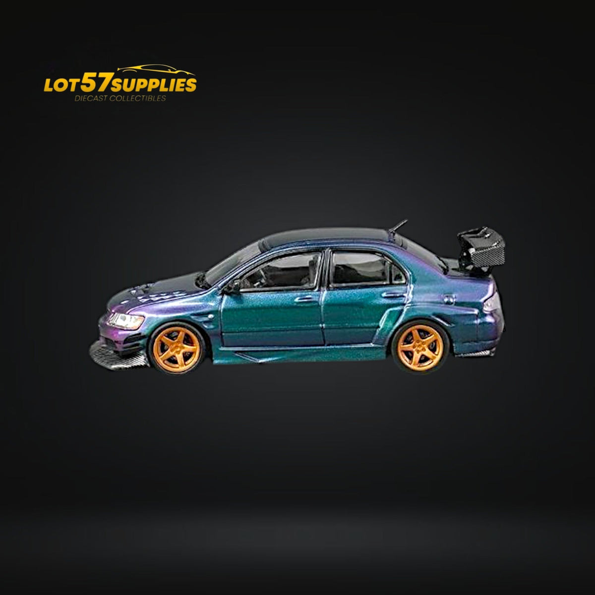 CM Model Mitsubishi Lancer Evolution IX Widebody Chameleon 1:64