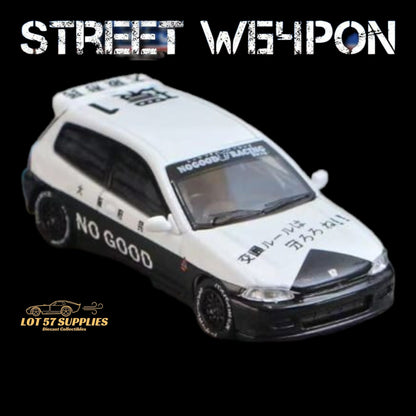 Street Weapon Honda Civic EG6 Police Livery 1:64