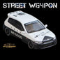 Street Weapon Honda Civic EG6 Police Livery 1:64