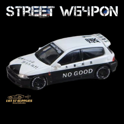 Street Weapon Honda Civic EG6 Police Livery 1:64