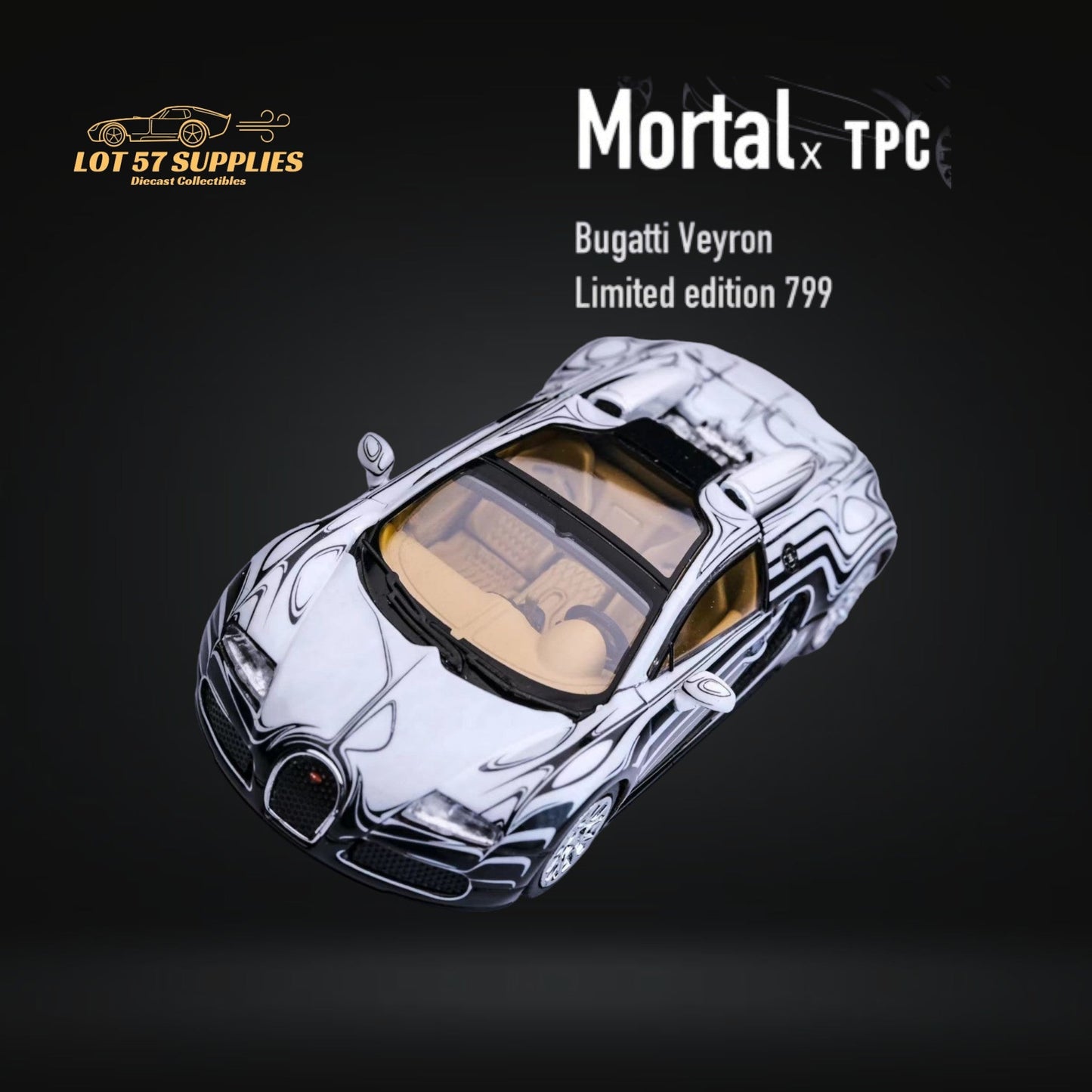 Mortal Bugatti Veyron Ceramic Dragon 1:64