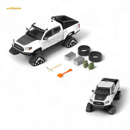 GCD Toyota Tacoma Snow Version White 1:64