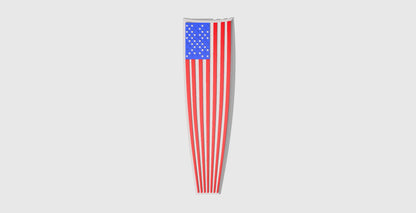 08+ touring console insert American flag