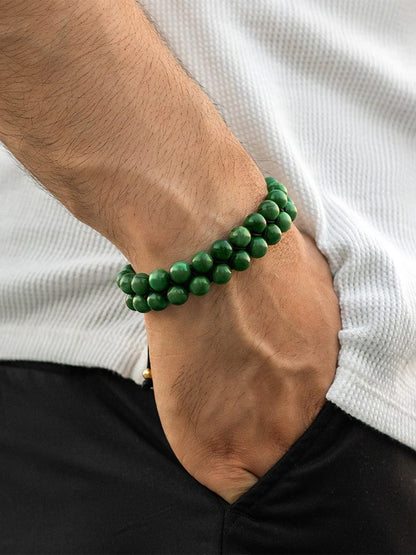 Jade Beaded Bracelet - Morocco