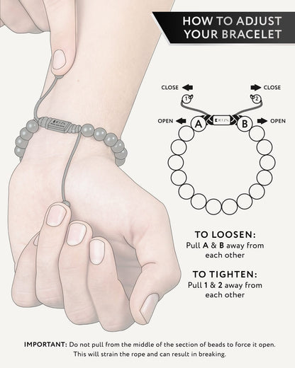 Black Tourmaline Beaded Bracelet - Bali
