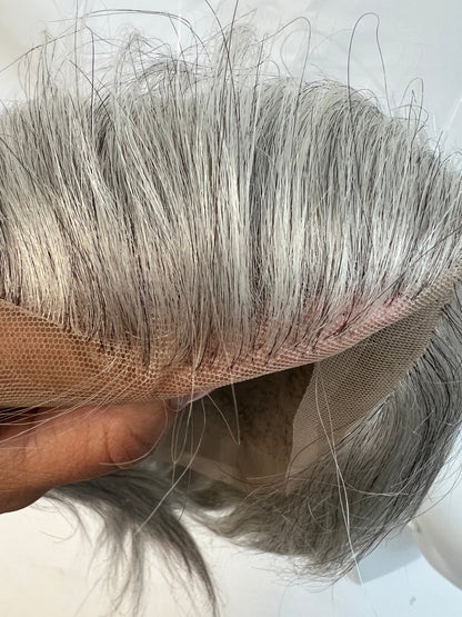 VIP Extensions Full Lace Toupee 100% Human Hair Hairpiece