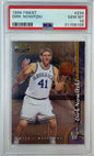 Graded 1998-99 Topps Finest Dirk Nowitzki #234 Rookie RC Basketball Card PSA 10 Gem Mint