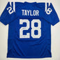 Autographed/Signed Jonathan Taylor Indianapolis Blue Football Jersey JSA COA