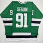 Autographed/Signed Tyler Seguin Dallas Green Hockey Jersey Beckett BAS COA