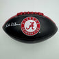 Autographed/Signed Kalen DeBoer Alabama Crimson Tide Full Size Black Logo College Football JSA COA