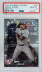 Graded 2017 Topps Bowman Chrome Aaron Judge #56 Batting Rookie RC Baseball Card PSA 10 Gem Mint
