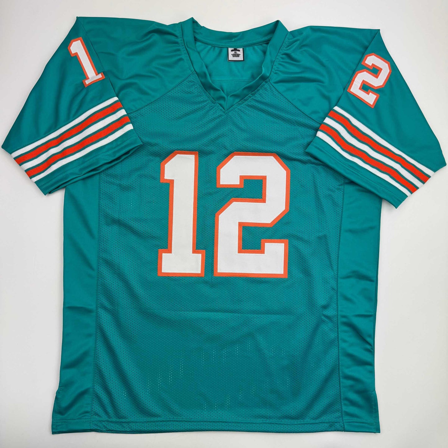 Autographed/Signed Bob Griese Miami Teal Football Jersey JSA COA