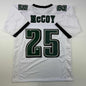 Autographed/Signed LeSean McCoy Philadelphia White Football Jersey Beckett BAS COA