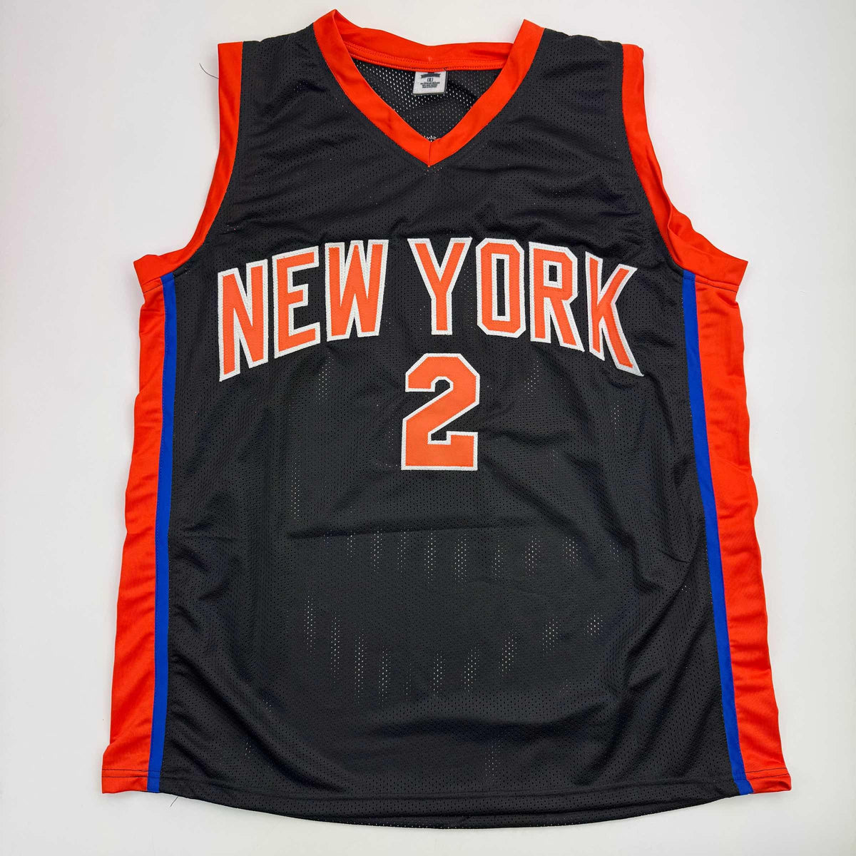 Autographed/Signed Miles Deuce McBride New York Black Basketball Jersey JSA COA