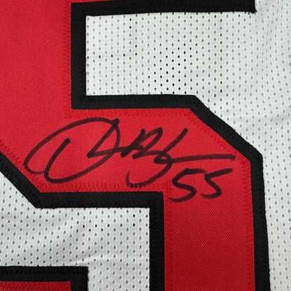 Autographed/Signed Derrick Brooks Tampa Bay White Football Jersey JSA COA