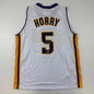 Autographed/Signed Robert Horry Los Angeles LA White Basketball Jersey Beckett BAS COA