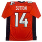 Autographed/Signed Courtland Sutton Denver Orange Football Jersey JSA COA