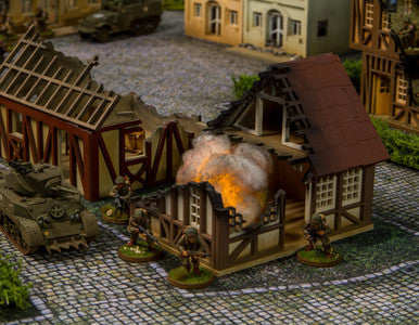 28mm Tudor House, Ruined - 28MMDF622