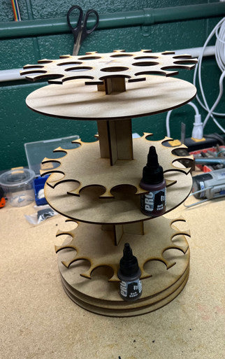 Rotating Paint Rack - For 22ml Pro Acryl Paints (31mm)