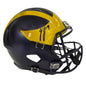 Autographed/Signed JJ J.J. McCarthy Michigan Wolverines Full Size FS F/S Speed Replica College Football Helmet Beckett BAS COA