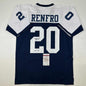 Autographed/Signed Mel Renfro HOF 96 Dallas Thanksgiving Day Football Jersey JSA COA