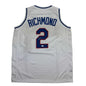 Autographed/Signed Mitch Richmond Sacramento White Basketball Jersey JSA COA