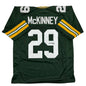 Autographed/Signed Xavier McKinney Green Bay Green Football Jersey JSA COA
