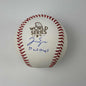 Autographed/Signed George Springer 2017 World Series Champs Rawlings Official Major League Baseball ROML USASM COA