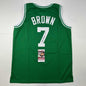 Autographed/Signed Dee Brown Boston Green Basketball Jersey JSA COA