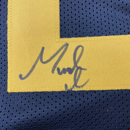 Autographed/Signed Maurkice Pouncey Pittsburgh Color Rush Black Football Jersey Beckett BAS COA