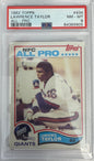 Graded 1982 Topps Lawrence Taylor #434 Rookie RC Football Card PSA 8 Near Mint-Mint