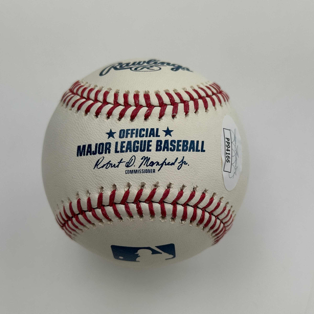 Autographed/Signed Vladimir Vlad Guerrero Sr. Rawlings Official Major League Baseball ROML JSA COA Auto